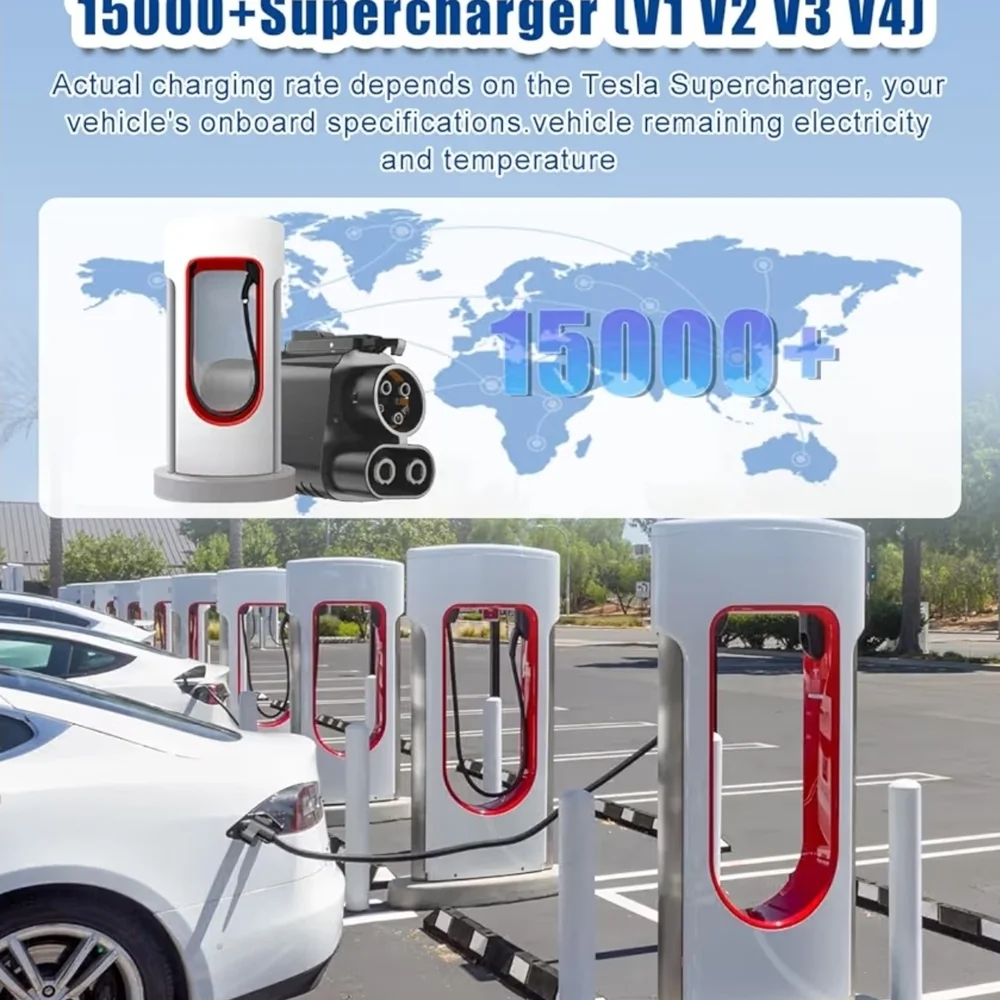 Supercharger to CCS1 Adapter - Black